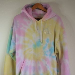 Limited edition pastel tie dye alien hoodie